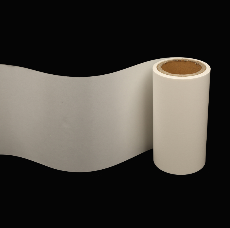 Double sided silicon coated kaolin coated release paper